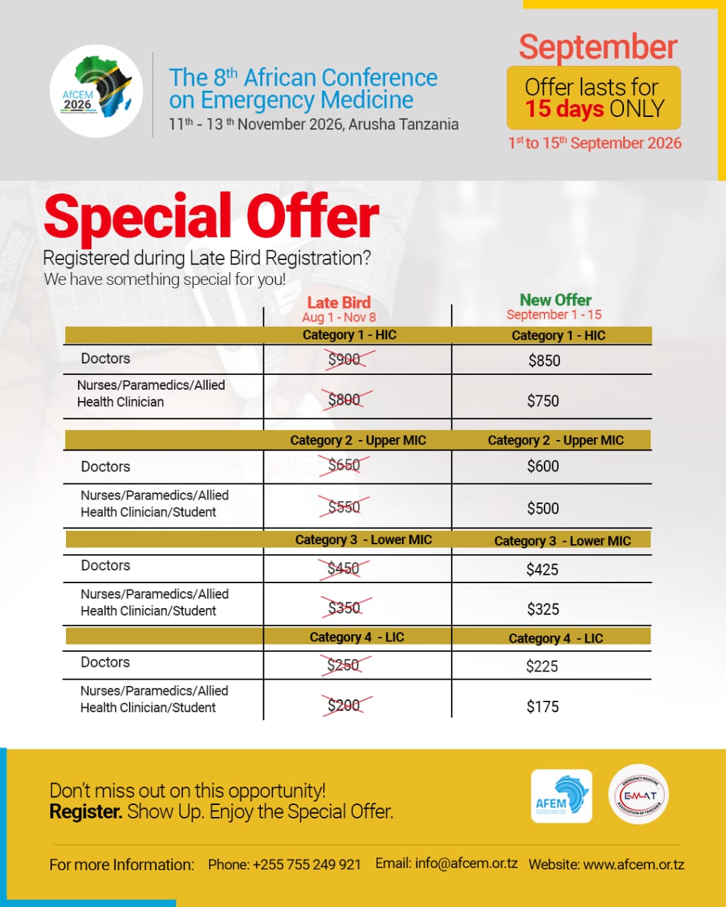 Registration Fees